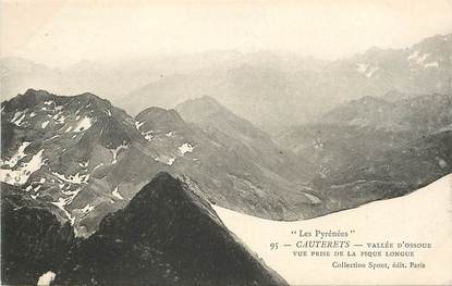   CPA FRANCE 65 "Cauterets, vallée d'Ossoue vue prise de la pique longue" / MONTAGNE /  Collection Spont, N° 94