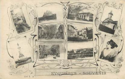 / CPA FRANCE 13 "Eyguières, souvenir"