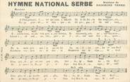 Europe CPA SERBIE "Hymne national"