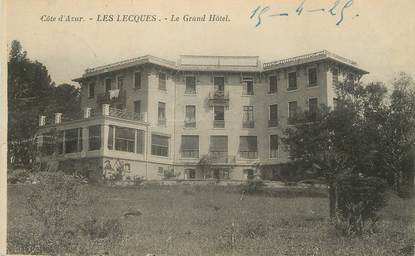 / CPA FRANCE 83 "Saint Cyr, Les Lecques, le grand hôtel"
