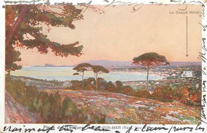 / CPA FRANCE 83 "Saint Cyr sur Mer, plage des Lecques"