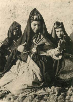 CPSM MAROC "danseuses bleues de Goulimine" / N°81 PHOTO EDITION BERTRAND ROUGET CASABLANCA