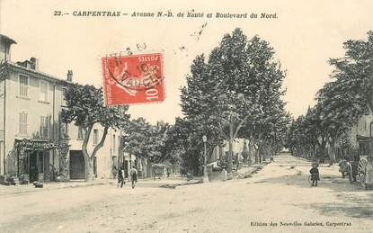 CPA FRANCE 84 "Carpentras, Avenue ND de Santé et Bld du Nord"