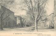 84 Vaucluse CPA FRANCE 84 "Carpentras, Bld du Musée et Collège de garçons"