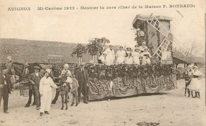 CPA FRANCE 84 "Avignon, Mi Carême 1922"