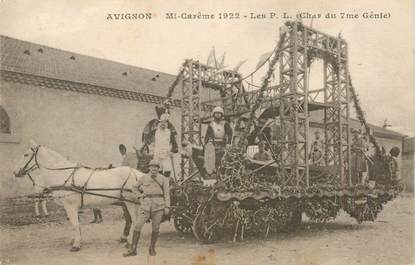 CPA FRANCE 84 "Avignon, Mi Carême 1922"