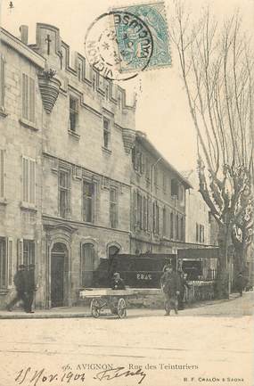 CPA FRANCE 84 "Avignon, Rue des Teinturiers"