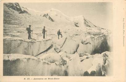 CPA ALPINISME "ascension du Mont Blanc"