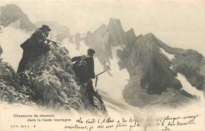 CPA ALPINISME "chasseurs de chamois"