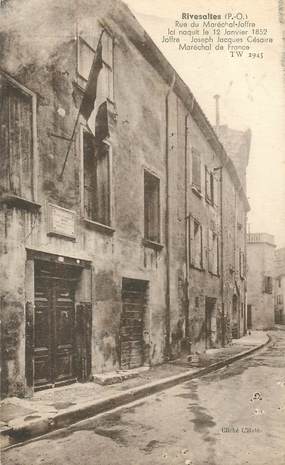 CPA FRANCE 66 "Rivesaltes, rue du Mal Joffre"