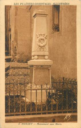 CPA FRANCE 66 "Mosset, le monument aux morts"