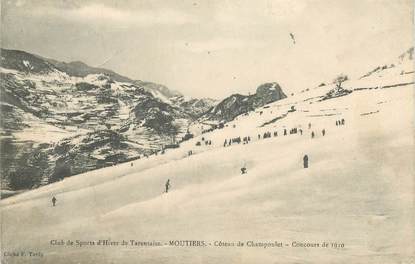 CPA SKI "Concours 1910 à Moutiers"