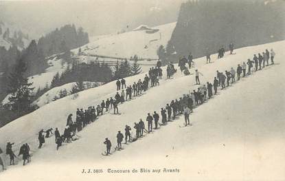 CPA SKI "Concours de ski aux Avants" / SUISSE