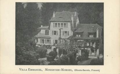 CPA FRANCE 74 "Monnetier Mornex, Villa Emmanuel"