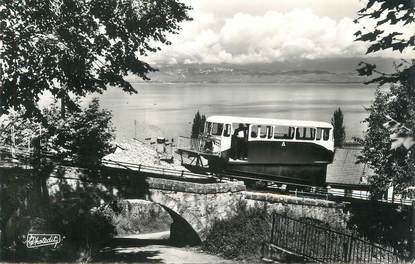 CPSM FRANCE 74 "Thonon les Bains, le funiculaire"