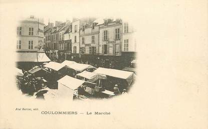   CPA FRANCE 77 "Coulommiers, le Marché"