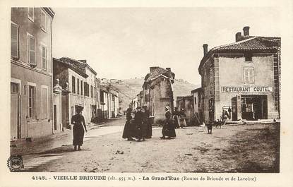 / CPA FRANCE 43 "Vieille Brioude, la grand'rue"