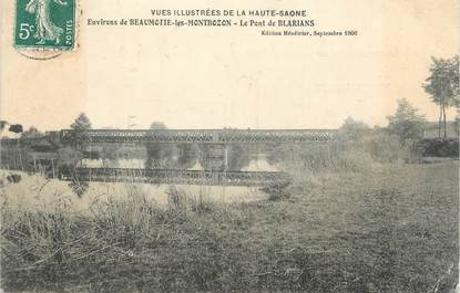 CPA FRANCE 70 "Env. de Beaumotte les Montbozon, Le Pont de Blarians"