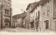43 Haute Loire / CPA FRANCE 43 "Lantriac, la grande rue et la façade de l'église"