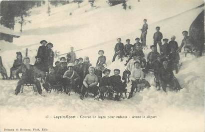 CPA LUGE / SUISSE "Leysin"