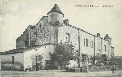 CPA FRANCE 17 "Macqueville, le chateau"
