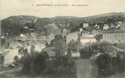 / CPA FRANCE 43 "Monistrol d'Allier, vue générale"