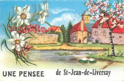 CPA FRANCE 17 "Une pensée de Saint Jean de Liversay"