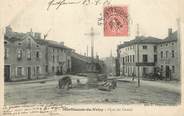 43 Haute Loire / CPA FRANCE 43 "Montfaucon du Velay, place du Croteil"