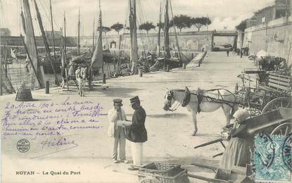 CPA FRANCE 17 "Royan, le quai du port"