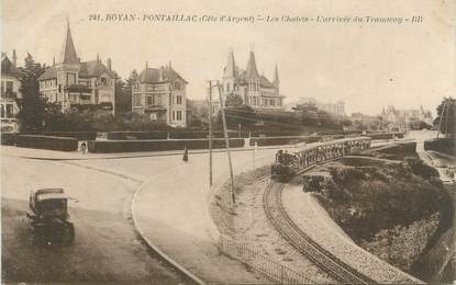 CPA FRANCE 17 "Royan Pontaillac" / TRAMWAY