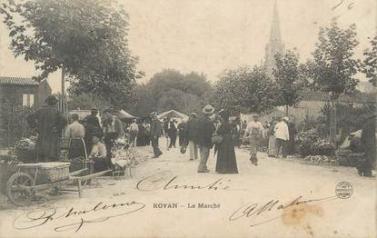 CPA FRANCE 17 "Royan, le marché"