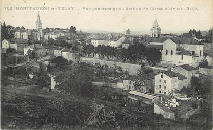 / CPA FRANCE 43 "Montfaucon en Velay, station du cures d'air"