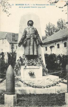 CPA FRANCE 64 "Monein, le monument aux morts"