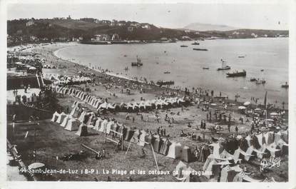 CPSM FRANCE 64 "Saint Jean de Luz, la plage"