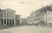 42 Loire / CPA FRANCE 42 "Saint Chamond, la halle, place Sainte Pierre"