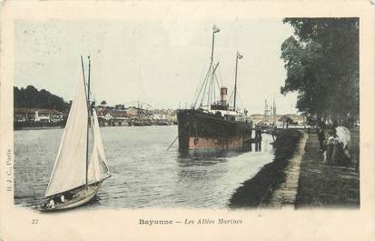 CPA FRANCE 64 "Bayonne, les Allées Marines"