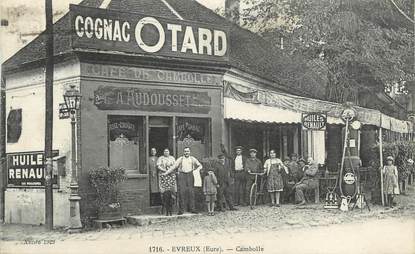 CPA FRANCE 27 " Evreux, café de Cambolle " / TABAC