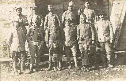 / CARTE PHOTO FRANCE 39 "Souvenir du Jura octobre 1917" / MILITAIRE