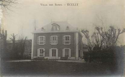 / CARTE PHOTO FRANCE 69 "Ecully, villa des roses"