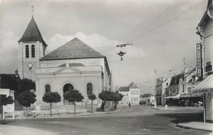 CPSM FRANCE 91 " Draveil, place de l'église "