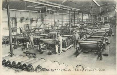 CPA FRANCE 42 "Roanne, Intérieur d'Usine"