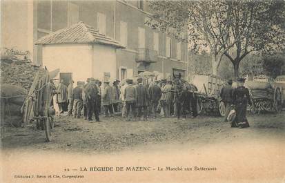 CPA FRANCE 26 "La Bégude de Mazenc, le marché aux betteraves"