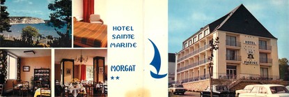 / CPSM FRANCE 29 "Morgat, hôtel Sainte Marine" / LIVRET