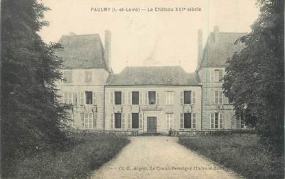 CPA FRANCE 37 "Paulmy, le chateau"