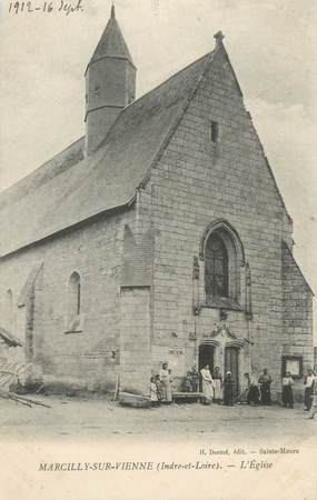 CPA FRANCE 37 "Marcilly sur Vienne, l'Eglise"