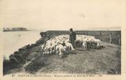 27 Eure CPA FRANCE 27 "Pont de l'Arche, moutons "