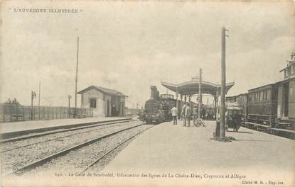 CPA FRANCE 43 "La Gare de Sembadel"