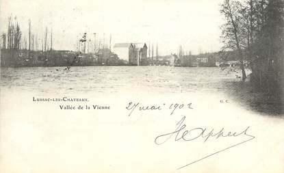 CPA FRANCE 86 "Lussac les chateaux, vallée de la Vienne"