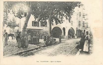 CPA FRANCE 83 "Ollioules, place de l'Eglise"