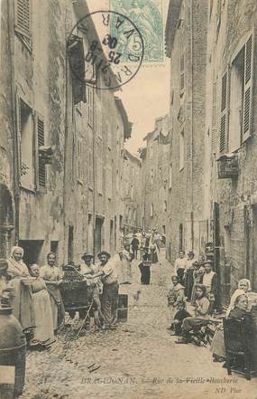 CPA FRANCE 83 "Draguignan, rue de la vieille Boucherie"